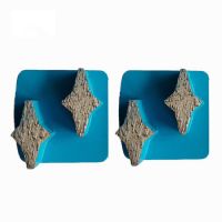 Redi Lock Diamond Grinding Shoes Husqvarna Grinding Disc with Two Star Segments for Concrete and Terrazzo Floor