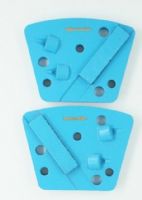 Diamond Grinding Tools With Double Quarter PCD And One Diamond Segment