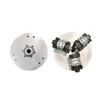 Diamond Rotary Tool Bush Hammer Plates M14 Threaded Making Litchi Surface For Stones