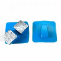 Two Square Segments Redi Lock Husqvarna Concrete Grinding Plate For Epoxy Coating Removal