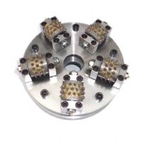 45 Teeth Diamond Bush Hammered Grinding Rollers For Stone