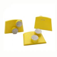 Two Round Segments Lavina Concrete Diamond Grinding Pad For Concrete Terrazzo Floor