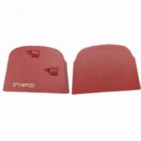 Double Quarter PCD Lavina PCD Diamond Grinding Shoes For Epoxy Glue Concrete Coating Removing