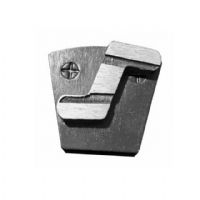 Single Z Shape Segment Two Pins Redi Lock Diamond Grinding Shoes For Concrete Floor Polishing