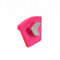 One Arrow Segment Two Pins Blank Diamond Grinding Pads For Concrete Terrazzo Floor Renovation