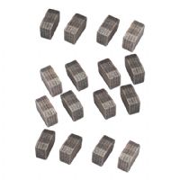 Boreway M shape 2000mm Multi Diamond Tips Cutting Segment For Granite 