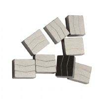 Boreway Supplier 3.5m Professional Sandwich V Shape Segment for Sandstone Granite 