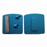 Redi Lock Diamond Grinding Block With Sharp Segment Two PCD For Epoxy Glue Coating Removing