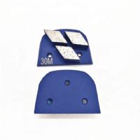 Three Rhombus Segments Lavina Concrete Diamond Grinding Shoes For Concrete and Terrazzo Floor