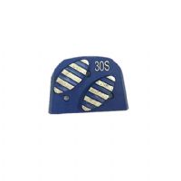 Two Oval Segments Metal Bond Lavina Quick Lock Grinding Plate For Concrete Coating Epoxy