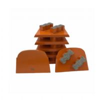 Two Uniqe Segments Perfect Grinding Performace Lavina Diamond Grinding Shoes For Concrete Floor