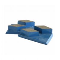 Double Rhombus Segments Lavina Diamond Grinding Shoes For Concrete And Stone Floor