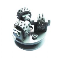 125mm Bush Hammer Plate With Three Rollers Bush Suitable to  Surface Fabricating