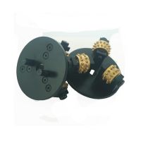 125mm 2 Pins Bush Hammer Plate with 3 Rollers On Werkmaster