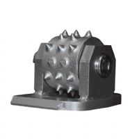 Boreway Bush Hammer Plate / head with Lavina Traps for Coating Removing