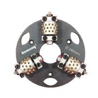 Diamatic Bush Hammered Roller Disc For Grinding