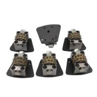 Trapezoid Diamond Bush Hammer Roller For ASL Grinder