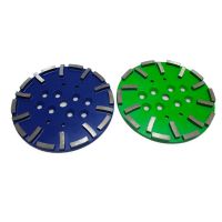 10'' 20 Segments Diamond Grinding Disc Plates For Granding Hard Floor 