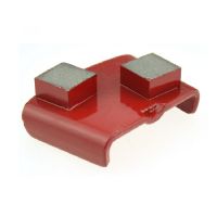 Double Segments Diamond Concrete Grinding Shoes For HTC Floor Grinder