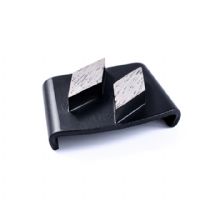 Double Rhombus Segments Diamond HTC Grinding Shoes For Floor Grinding