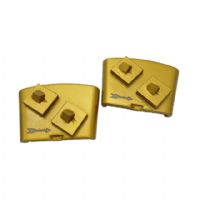 Two Reverse Quarter PCD HTC Grinding Disc For Epoxy Removing 