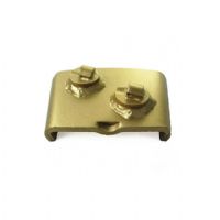 Two Quarter PCD HTC Diamond Floor Grinding Block For Coating Glue Epoxy Removal