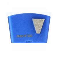 Single Trapezoid Segment EZ Change Concrete Grinding Tools For HTC Concrete Grinder