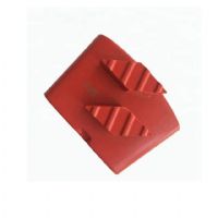 Double Rhombus Segments HTC Grinding Shoes For Rough Concrete Terrazzo Floor