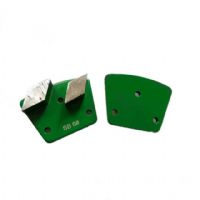 Double Rhombus Segment 3 hole Thread M6 Trapezoid Diamond Concrete Floor Grinding Shoes
