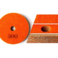 3 Inch Wet Use Diamond Sponge Polishing Pad For Granite Marble Stone