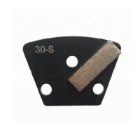 Single Bar Segment Trapezoid Diamond Grinding Head For Concrete and Terrazzo Floor