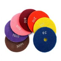Resin Bond Wet Diamond Polishing Pad Grinding Disc For Stone Granite Marble