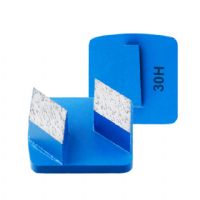 HU Redi Lock System Blue Quick Lock Metal Grinding Block Floor Polishing Pads For Grinding Machine 2020