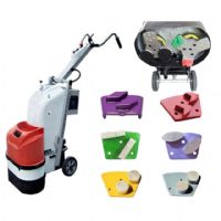 Boreway Oval Sharp Diamond Abrasive Segment Stone Grinding Disc Abrasive Wheel For Concrete Floor