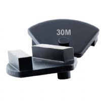 40x10x10MM Two Diamond Segment Metal Trapezoid Shape Grinding Pad Professional Concrete Floor Polishing Head Block 2020