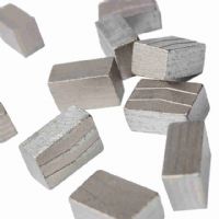 Boreway 2000mm Silver Welding v Step Diamond Granite For Cutting Blade Segment Wholesaler