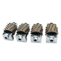 Factory Price Diamond Litchi Surface Head Antiskids Abrasive Bush Hammer Roller Tools For Concrete Granite Stone Floor Grinding Manufacturer