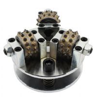 Superior Quality 30 Teeth Diamond Bush Hammer Grinding Rollers for 125mm Plates Manufacturer