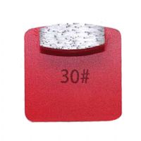 Redi Lock Metal Bond One Oval Segments Grinding Diamonds Shoes Concrete Floor Block Tools for Husqvarna Grinder