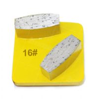 Unique Products Redi Lock Two Oval Segment Concrete Floor Grinding Bar Diamond Block Disc