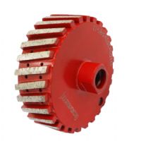 100MM Zero Grinding Tolerance Drum Wheel For Granite Stone Sink Edge Removal Suppliers