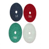  4 inch wet use bright red polishing pads