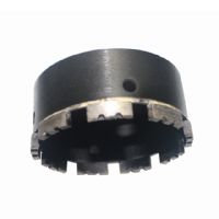 Diamond core drill bit set for quartz