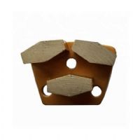 Super Long Grinding Life Trapezoid Grinding Tools Concrete Grinding Pads With Three Segments