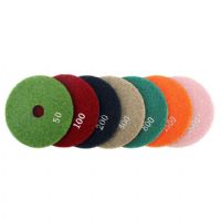 4 Inch Diamond Straight Lattice Polishing Pads For Stone