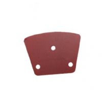 Three Half PCD Round Segment Trapezoid Thread Holes Grinding Disc For Coating Paint Glue