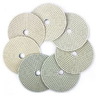 6 Inch Diamond Polishing Pads With 2.5mm Thickness For Marble Stone