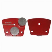 Two Round Segments Diamond Grinding Shoes For Concrete and Terrazzo Floor