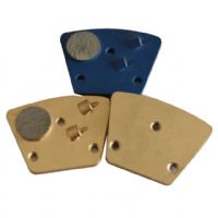 Two Quarter PCD Diamond Grinding Pads For Epoxy Glue Concrete Coating Removing