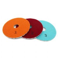 6 Inch Spiral Type Diamond Polishing Pads For Marble Granite Stone